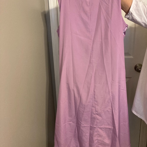 Pink cocktail/wedding dress & duster size 16 nwot - Picture 4 of 5